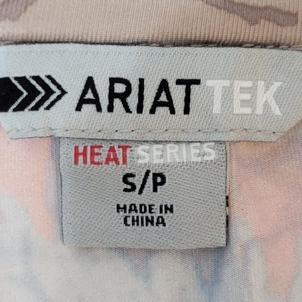 ARIAT TEK Short Sleeve T-Shirt - Size S - Picture 6 of 6